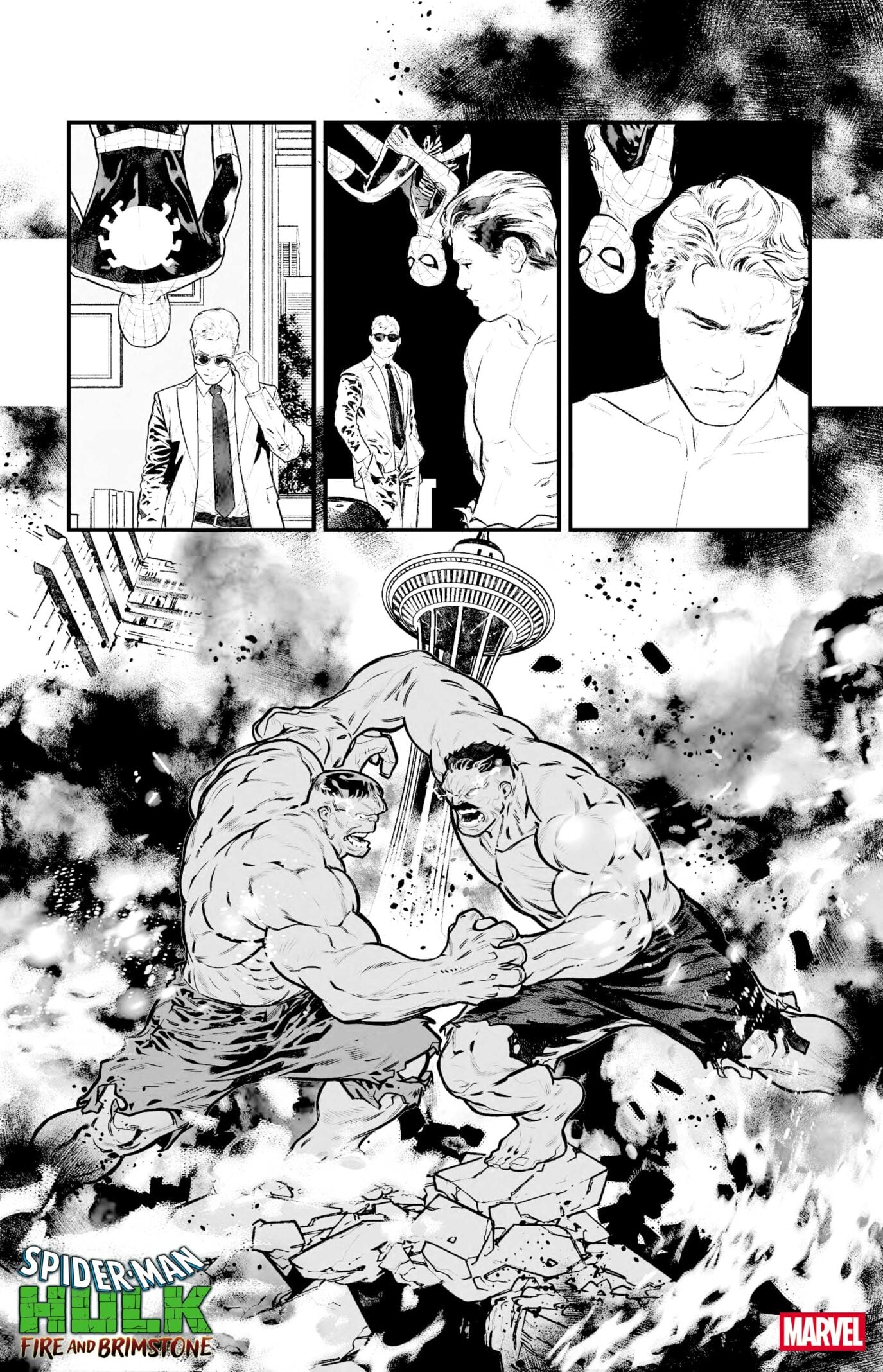 Spider-Man/Hulk: Fire and Brimstone #1 preview page 2