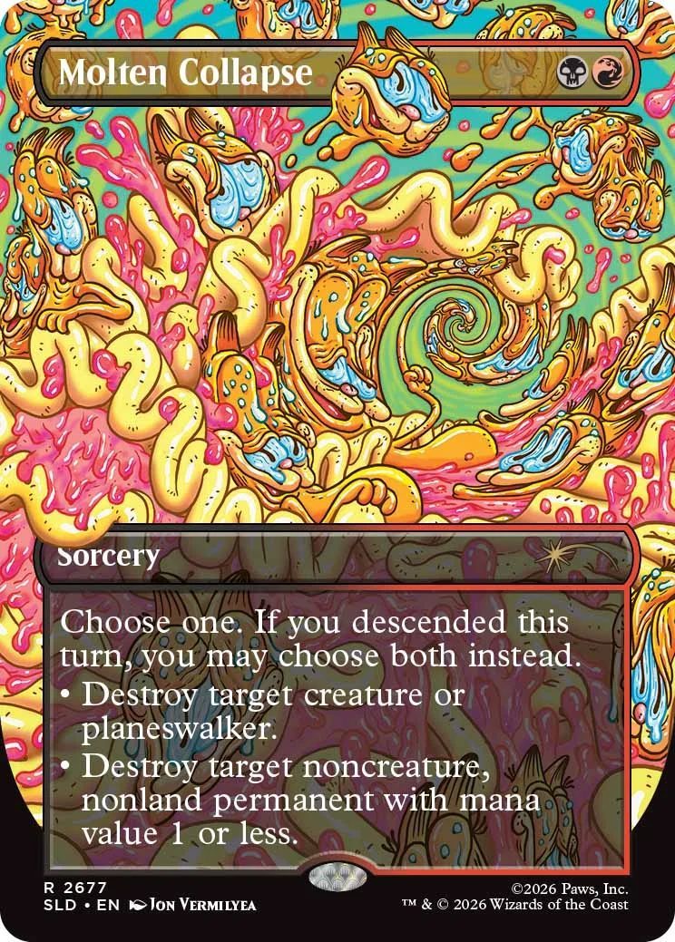 A Garfield Magic: The Gathering playing card
