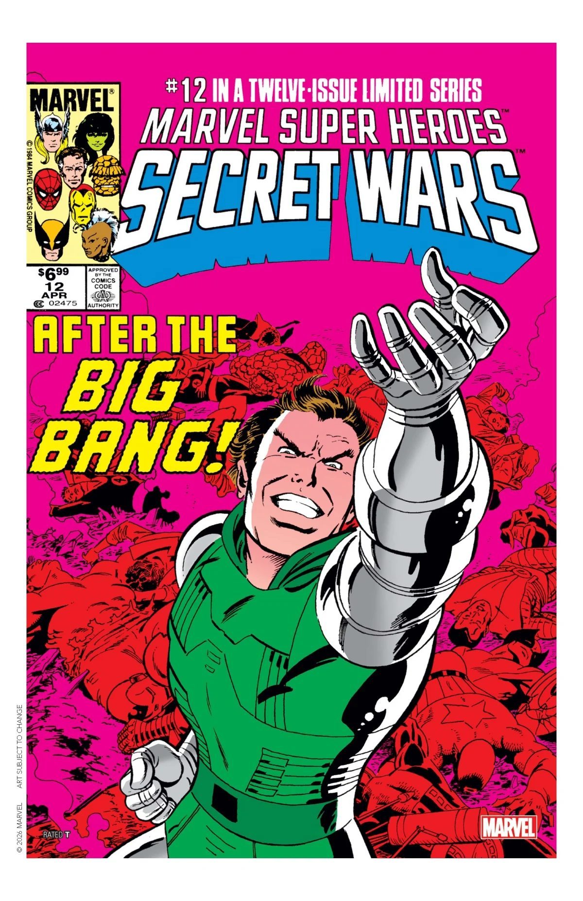 Mike Zeck's cover art for Marvel Super Heroes Secret Wars #12.