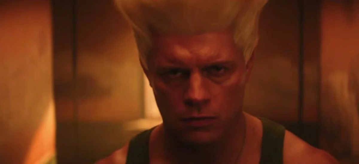 Guile in the Street Fighter trailer.