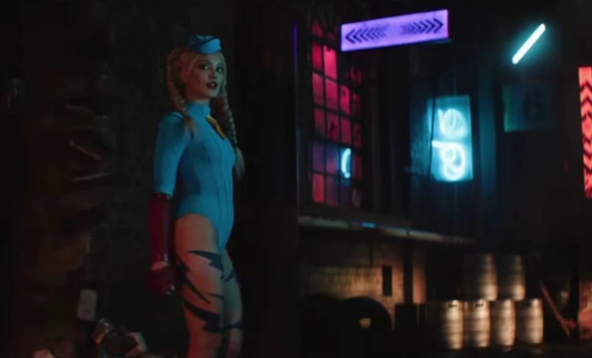 Camy in her Killer Bee outfit in Street Fighter.