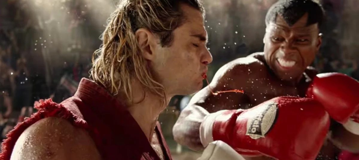 Ken vs. Balrog in Street Fighter.