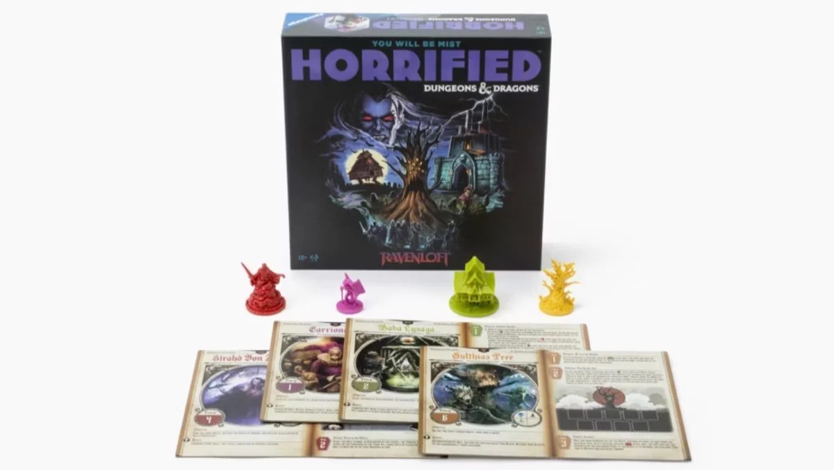 Horrified: DUNGEONS & DRAGONS – Ravenloft game board