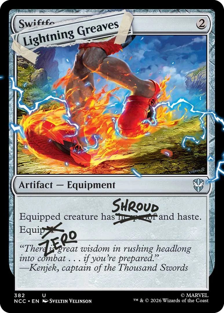 Deadpool Secret Lair Drop Marvel Magic the gathering card traditional 3