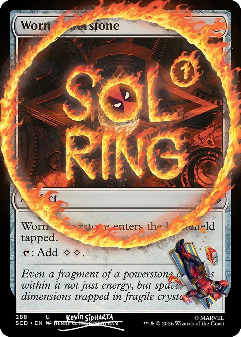 Deadpool Secret Lair Drop Marvel Magic the gathering card traditional 5