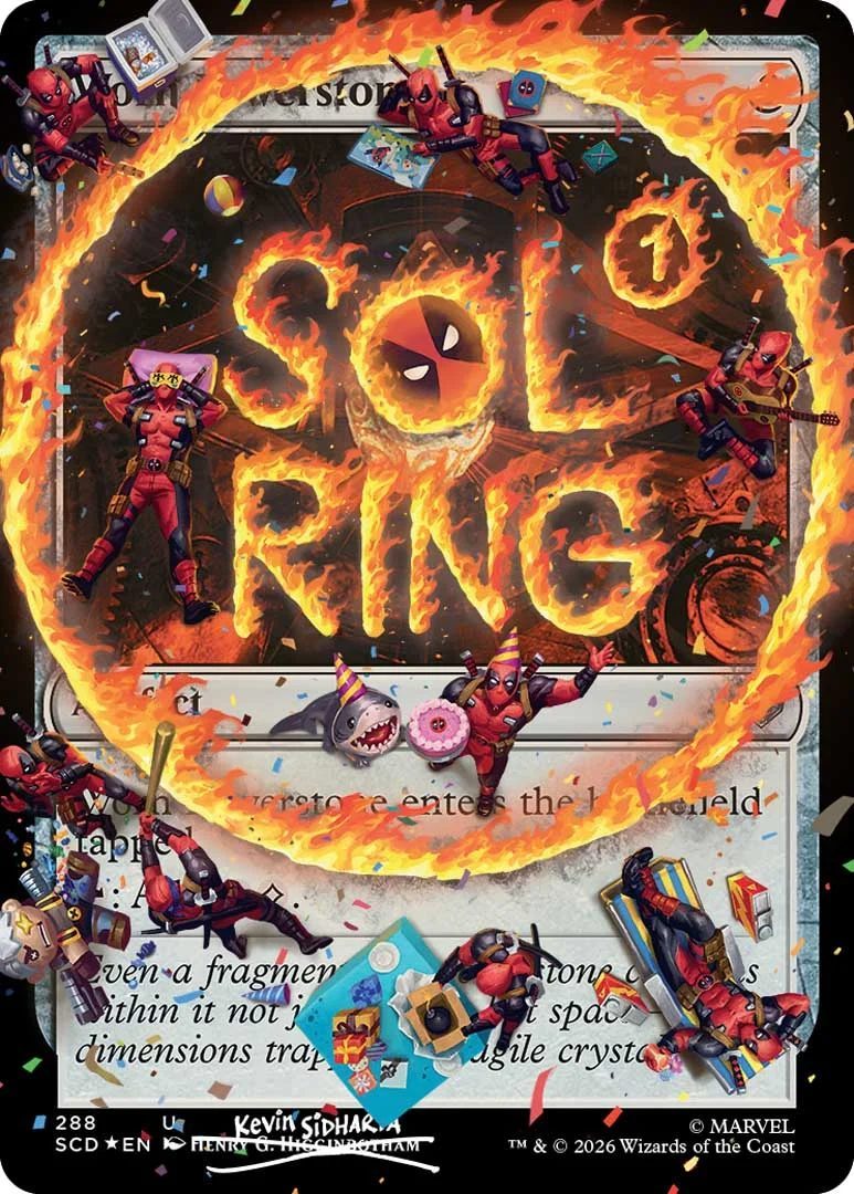 Deadpool Secret Lair Drop Marvel Magic the gathering card pool party edition 5