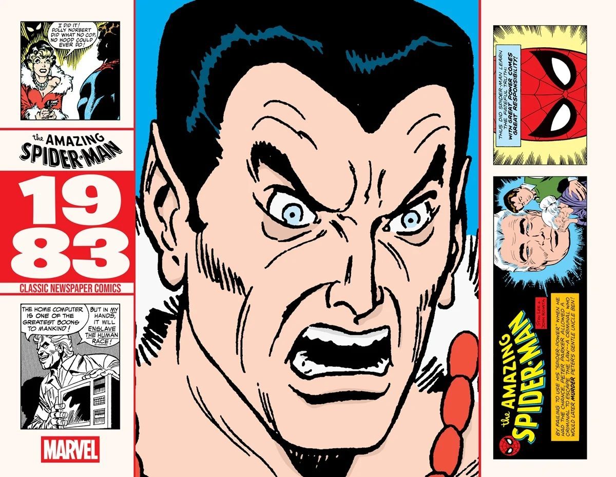 The Amazing Spider-Man Newspaper Comic 1983 slipcase cover