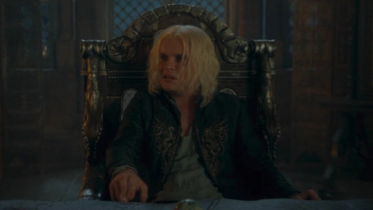 A worried Aegon on House of the Dragon