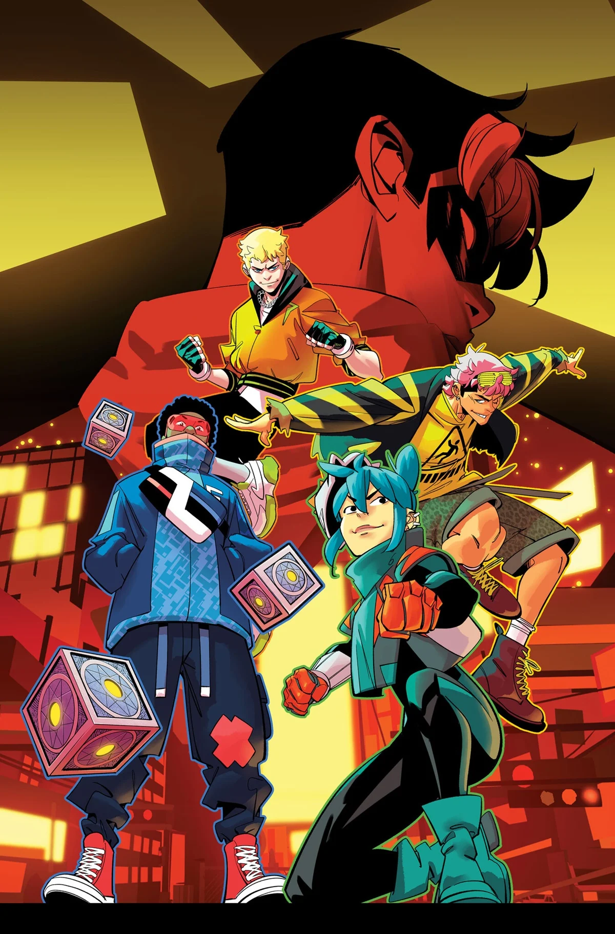 Teen Titans #1 main cover by Daniele Di Nicuolo