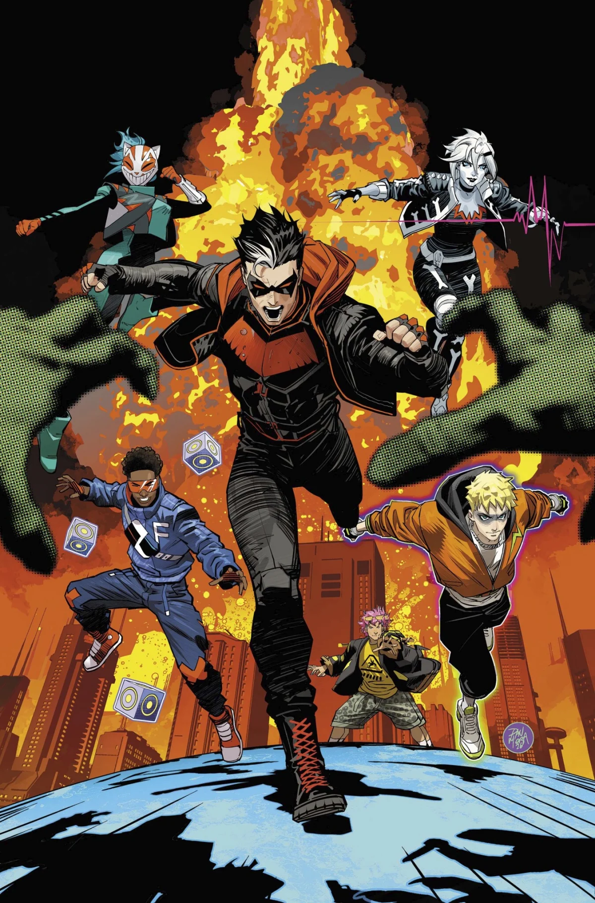 Teen Titans #1 variant covers by Dan Mora
