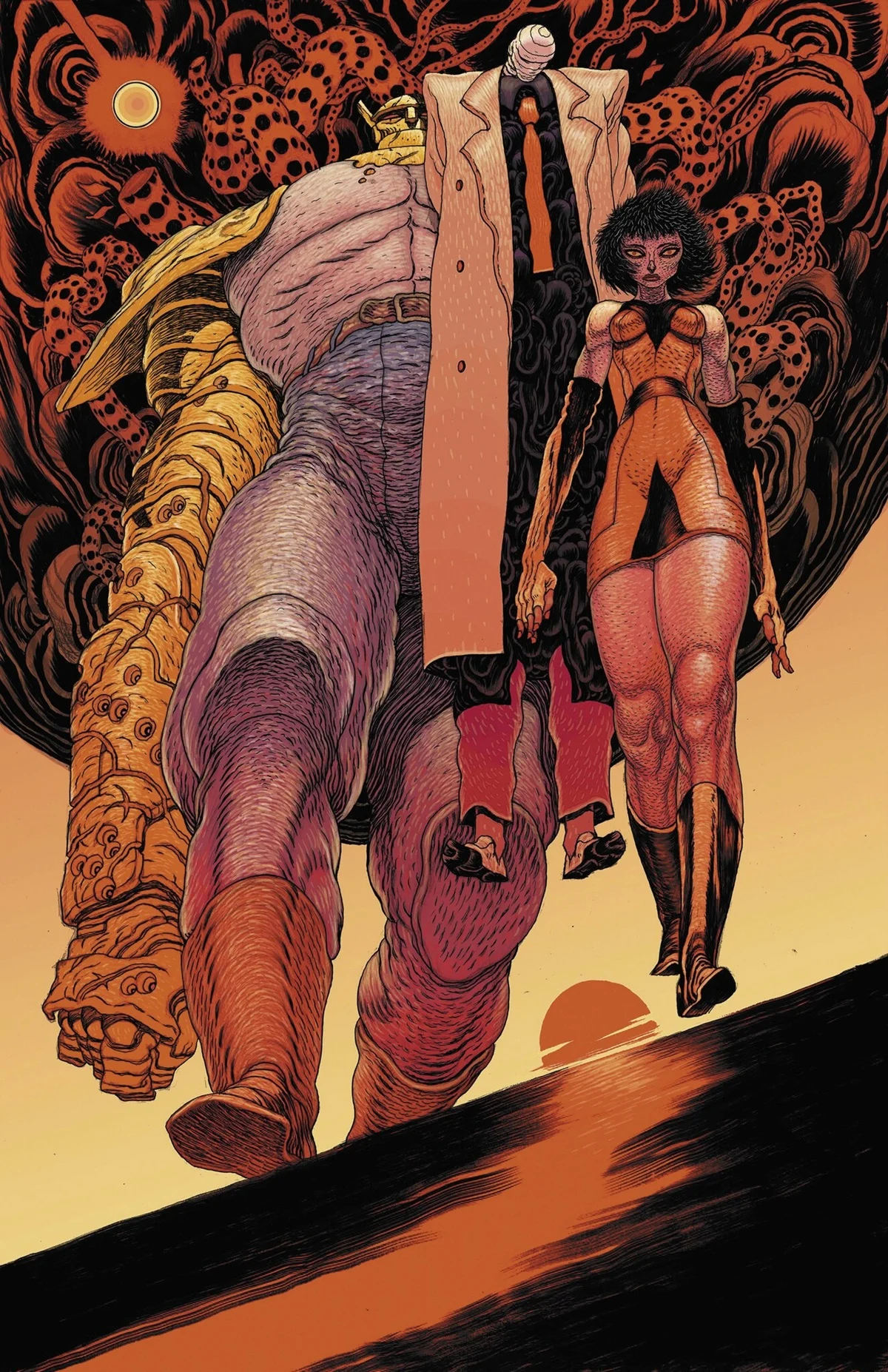 The Doom Patrol #1 variant cover by Ian Bertram