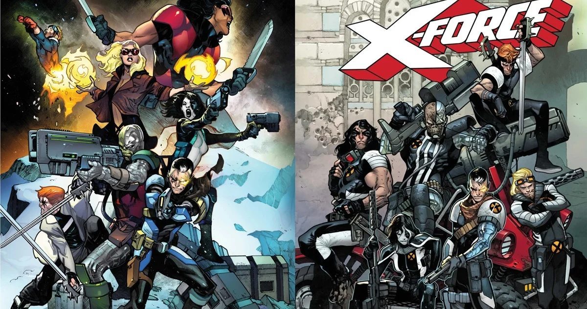 The reunited original X-Force from the 2018-2019 series.