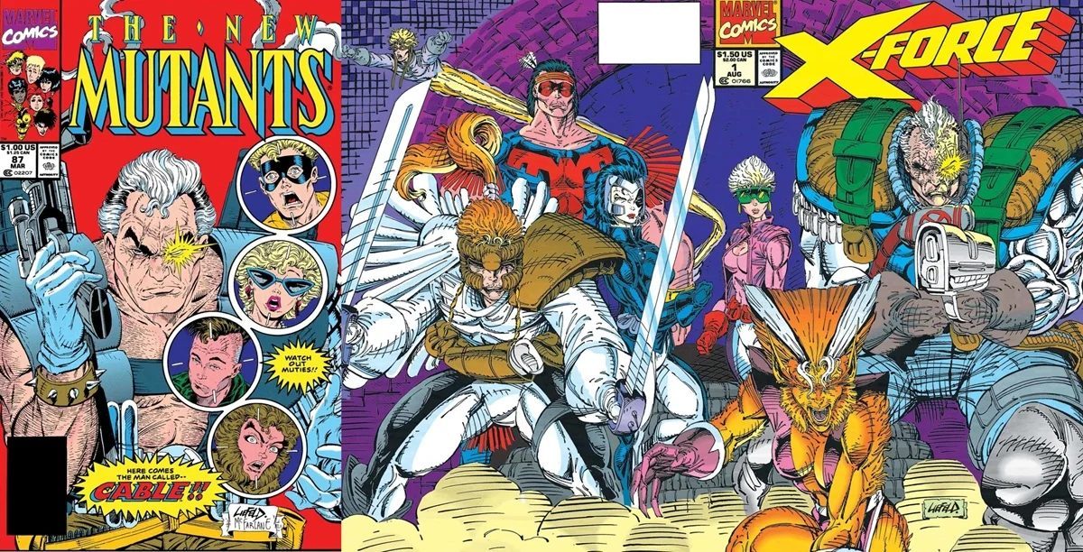 Rob Liefeld's original X-Force team.