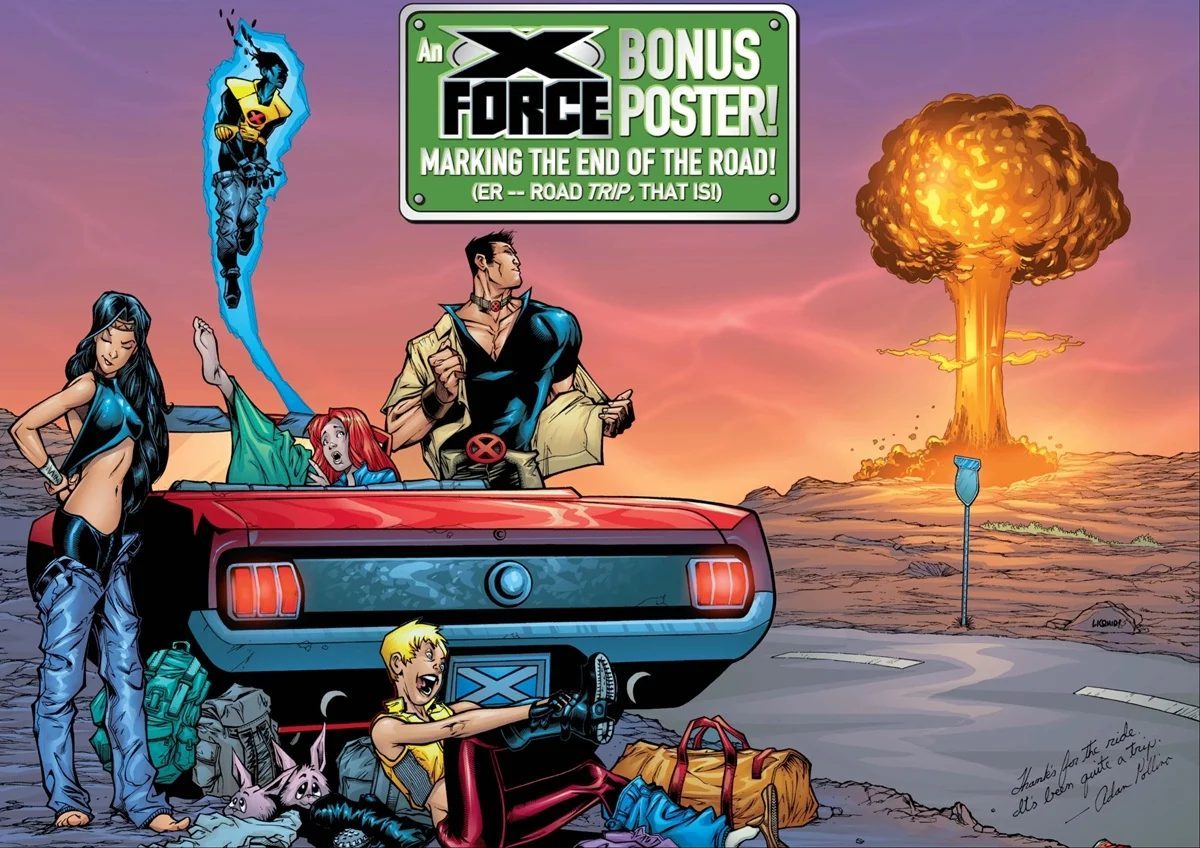 The mid-90s version of X-Force on a road trip.