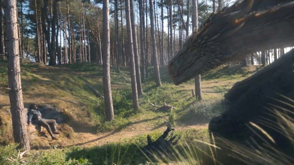 Seamsoke approaches Addam of Hull in the forest on House of the Dragon