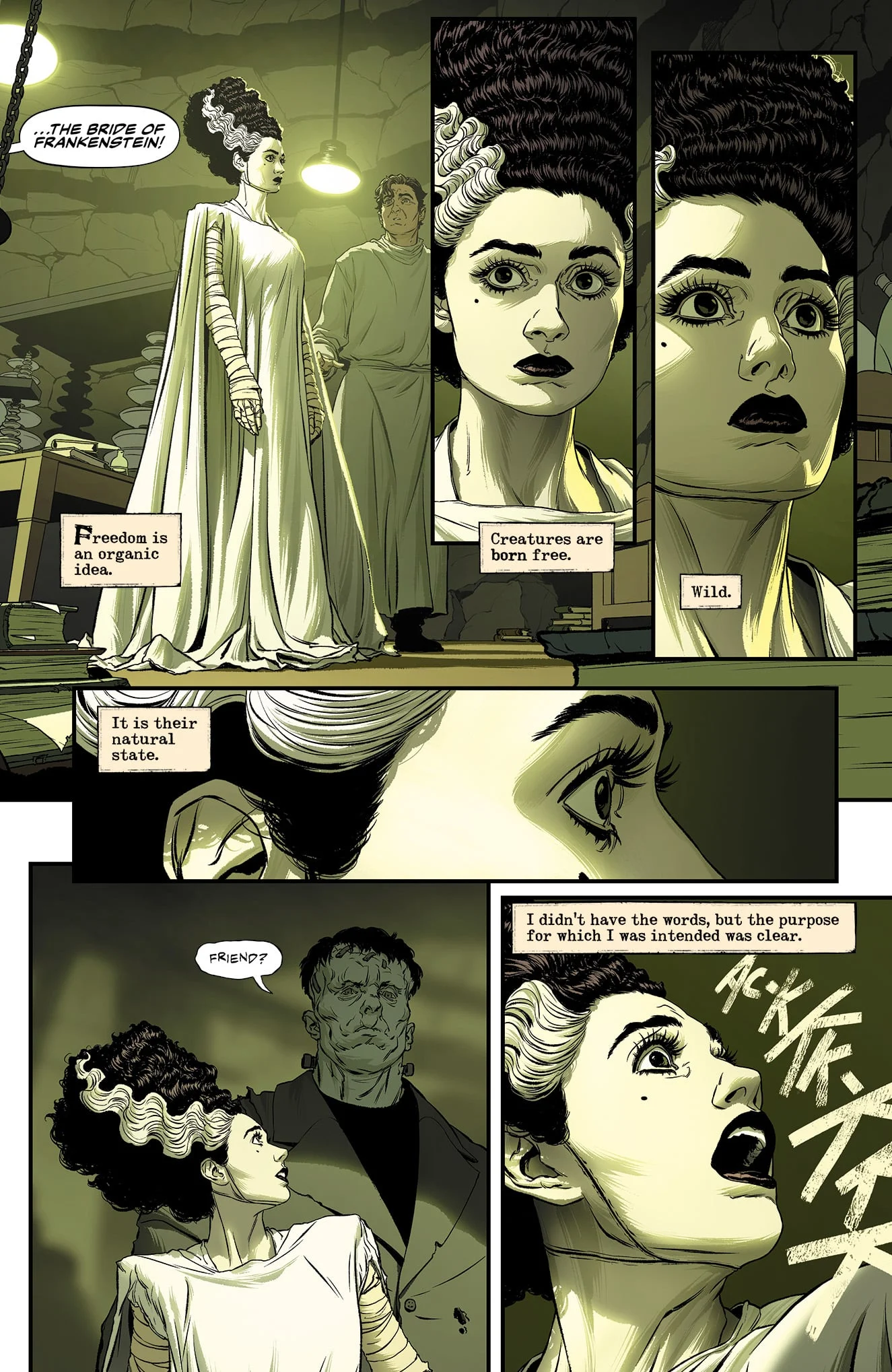 Bride of Frankenstein Lives preview page 3