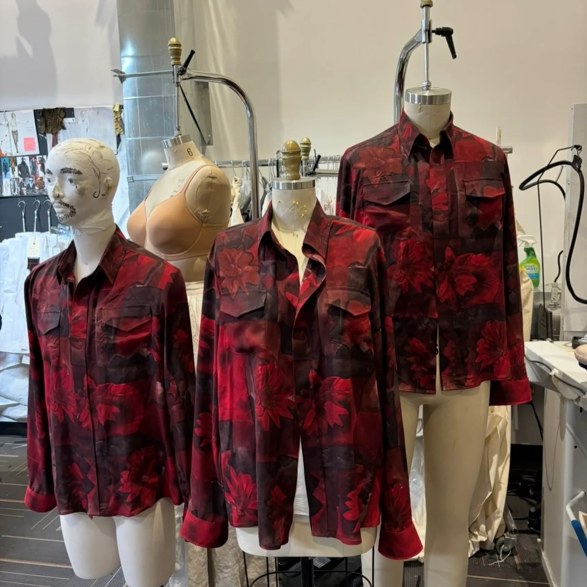 The Vampire LEstat Daniel red gerbera shirt