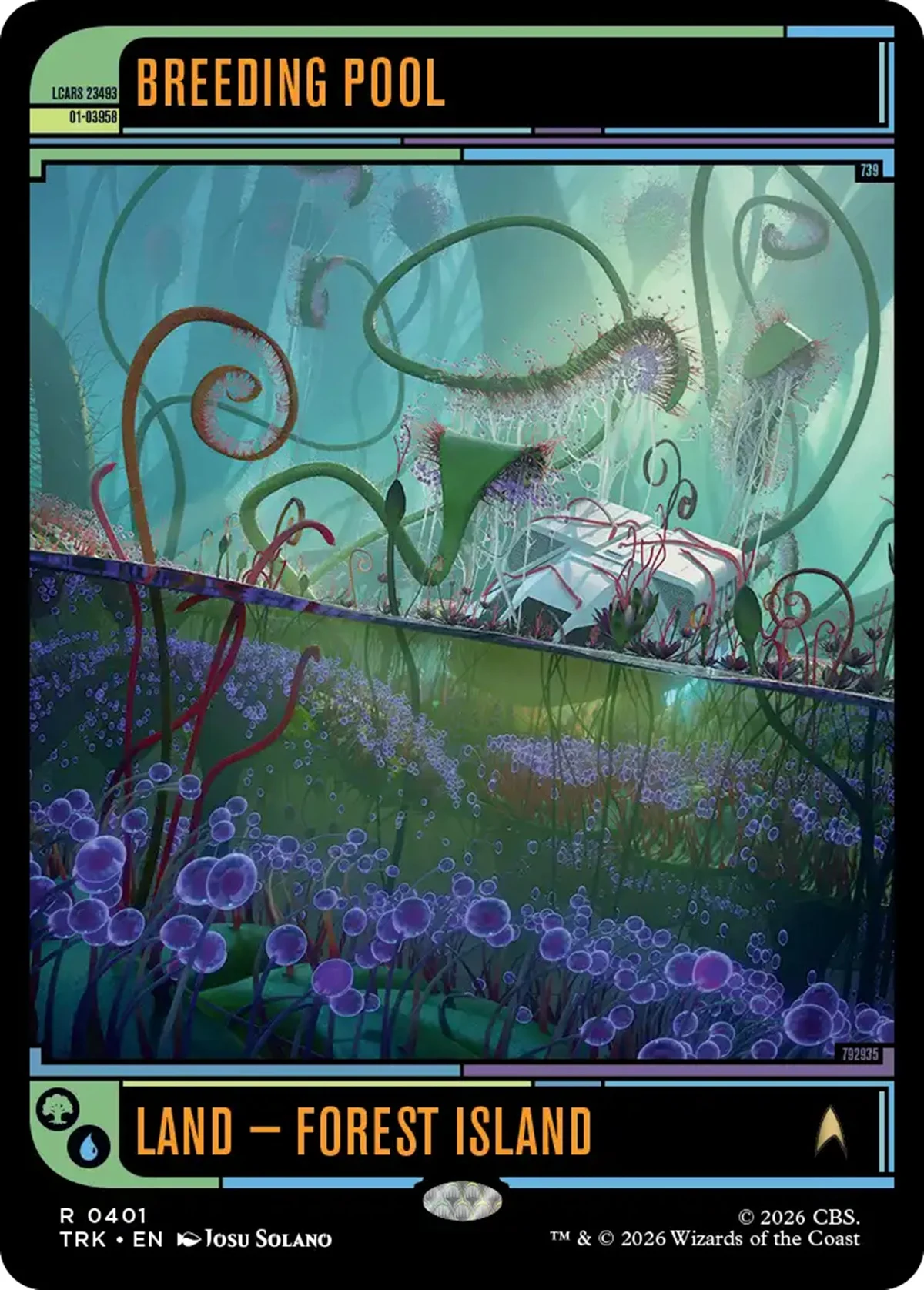 Star Trek MTG Breeding Pool planet card
