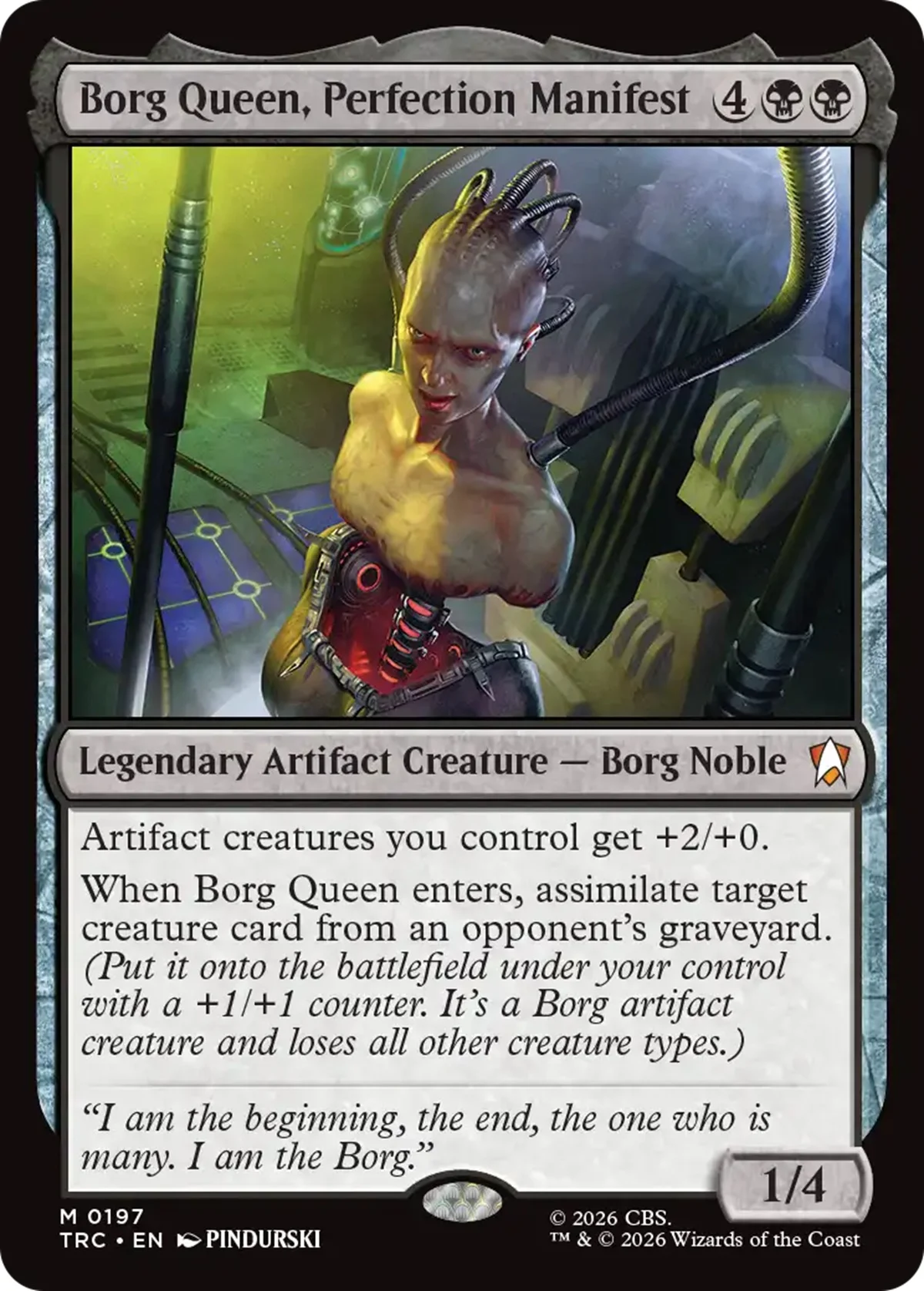 Star Trek MTG Borg Queen card