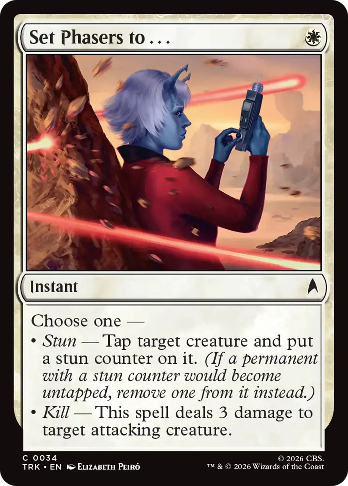 Star Trek: MTG Set phasers to... card