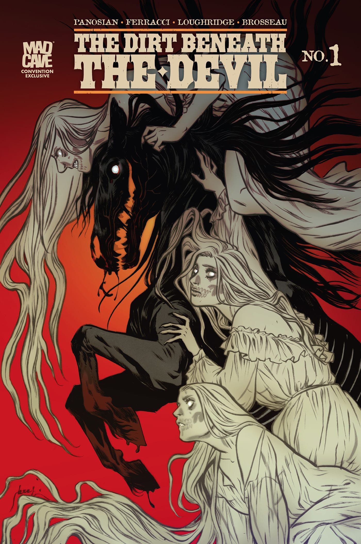 The Dirt Beneath the Devil #1 Becky Cloonan SDCC exclusive foil treatment variant