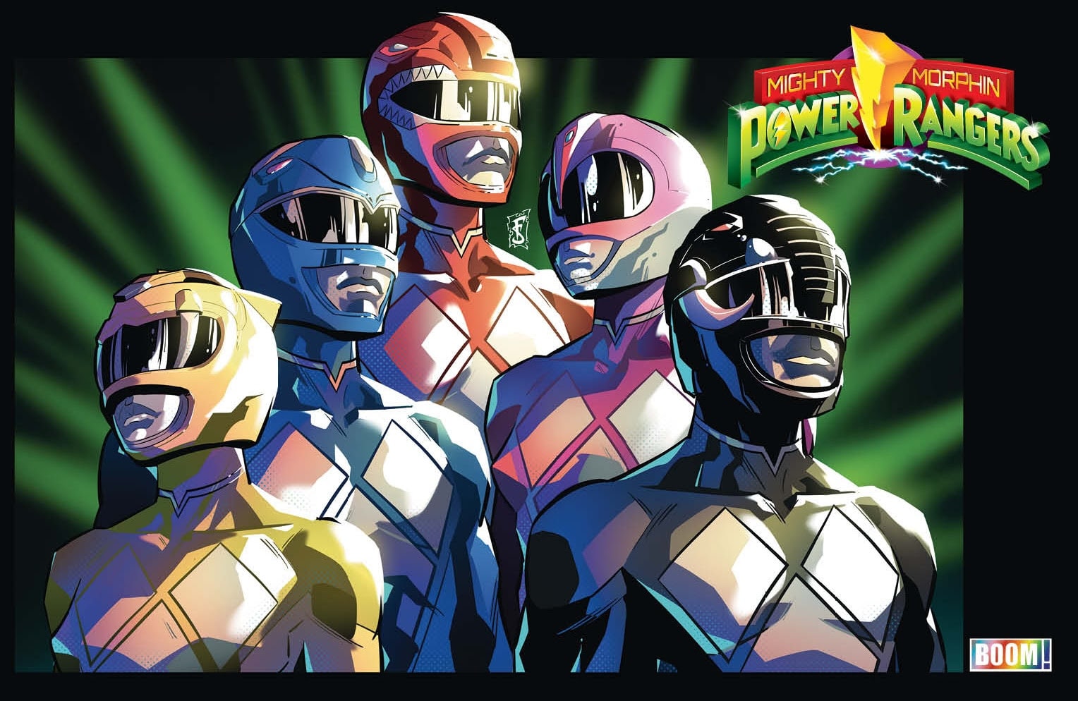 Mighty Morphin Power Rangers #1 SNES Homage Variant