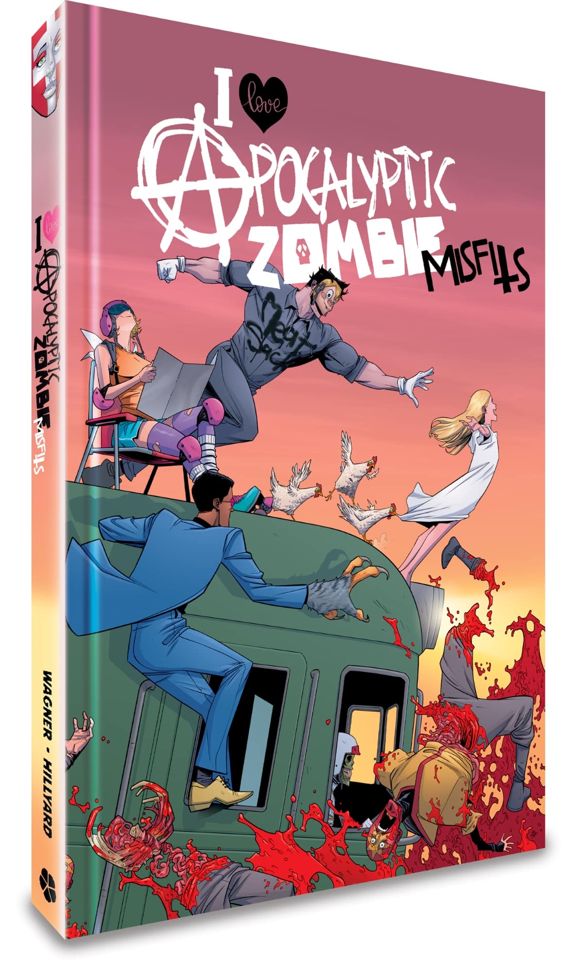 I Love Apocalyptic Zombie Misfits por Doug Wagner y Daniel Hillyard (The Fourth Leaf/Clover Press)
