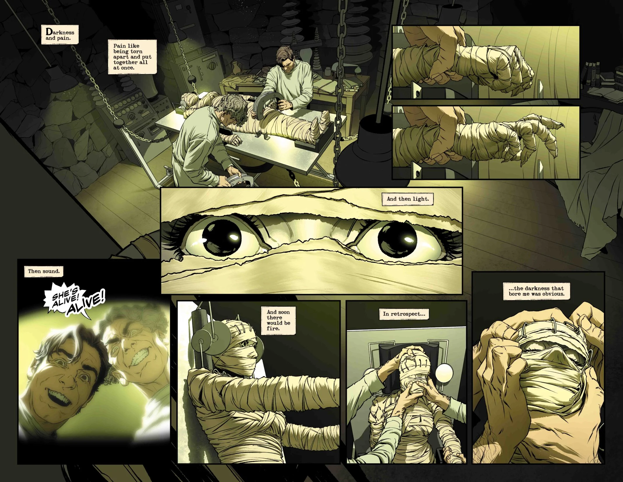Bride of Frankenstein Lives preview page 2