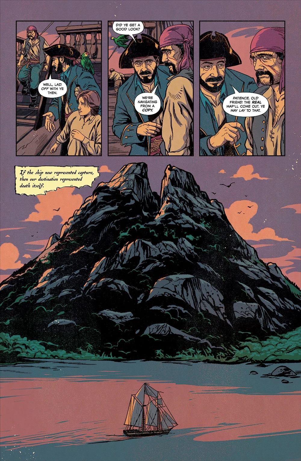 Treasure Island Reimagined: Jane Hawkins and the Pirate’s Gold interior art