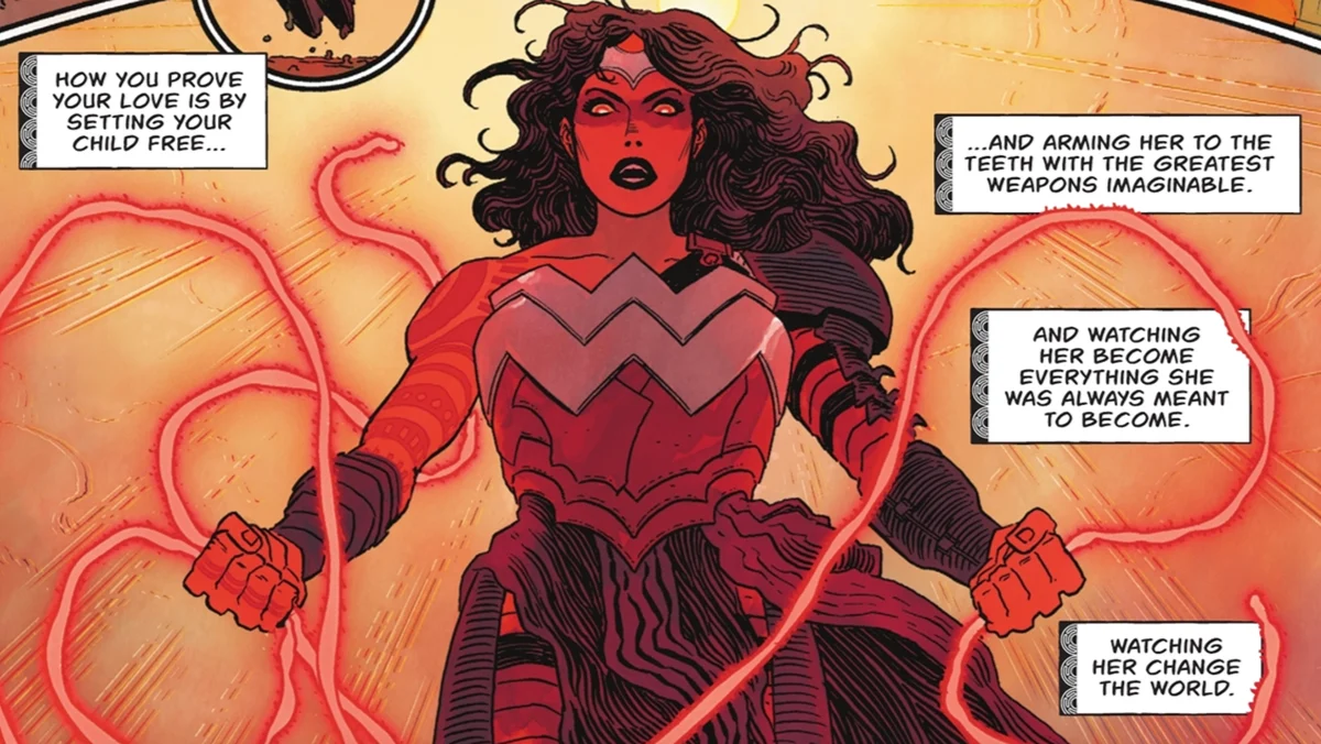 A panel from Absolute Wonder Woman Issue #1.