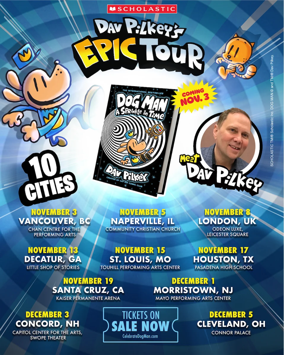 Dog Man ten year anniversary tour poster