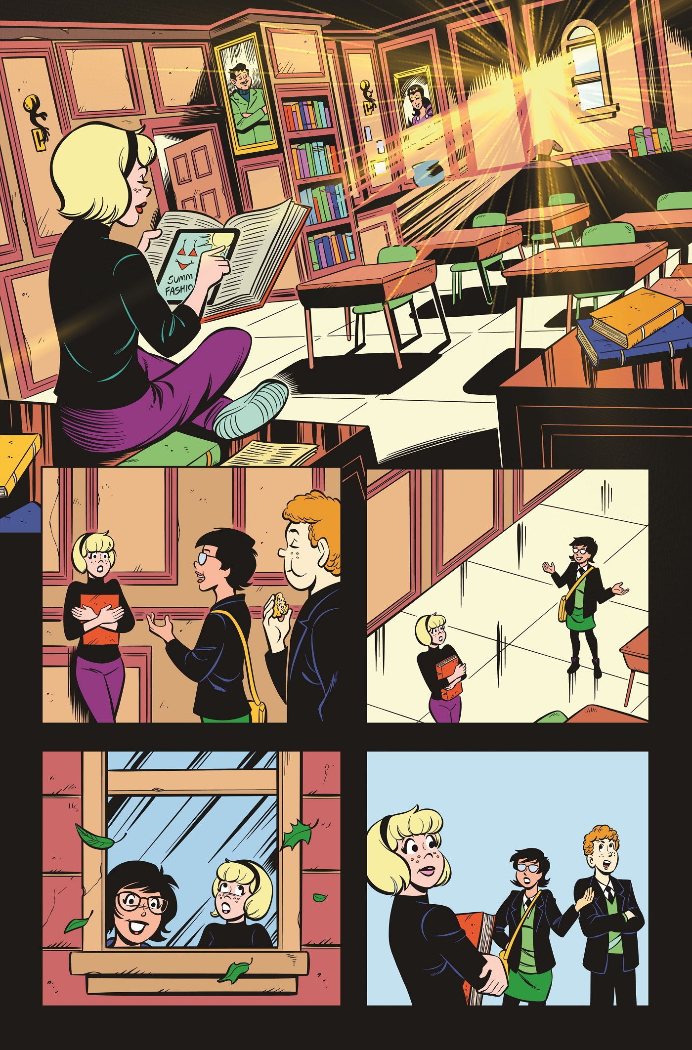 Sabrina the Teenage Witch x Vampirella #1 preview page 1