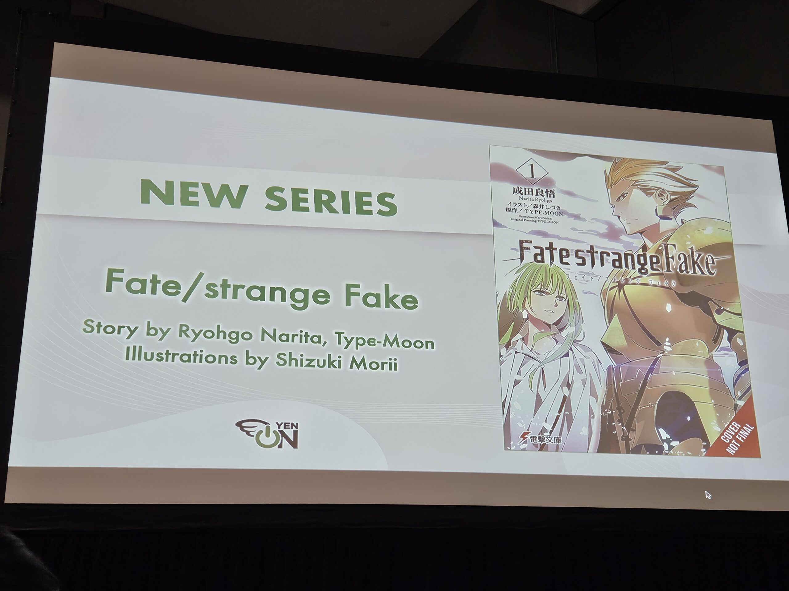 photo of fate/strange fake announcement