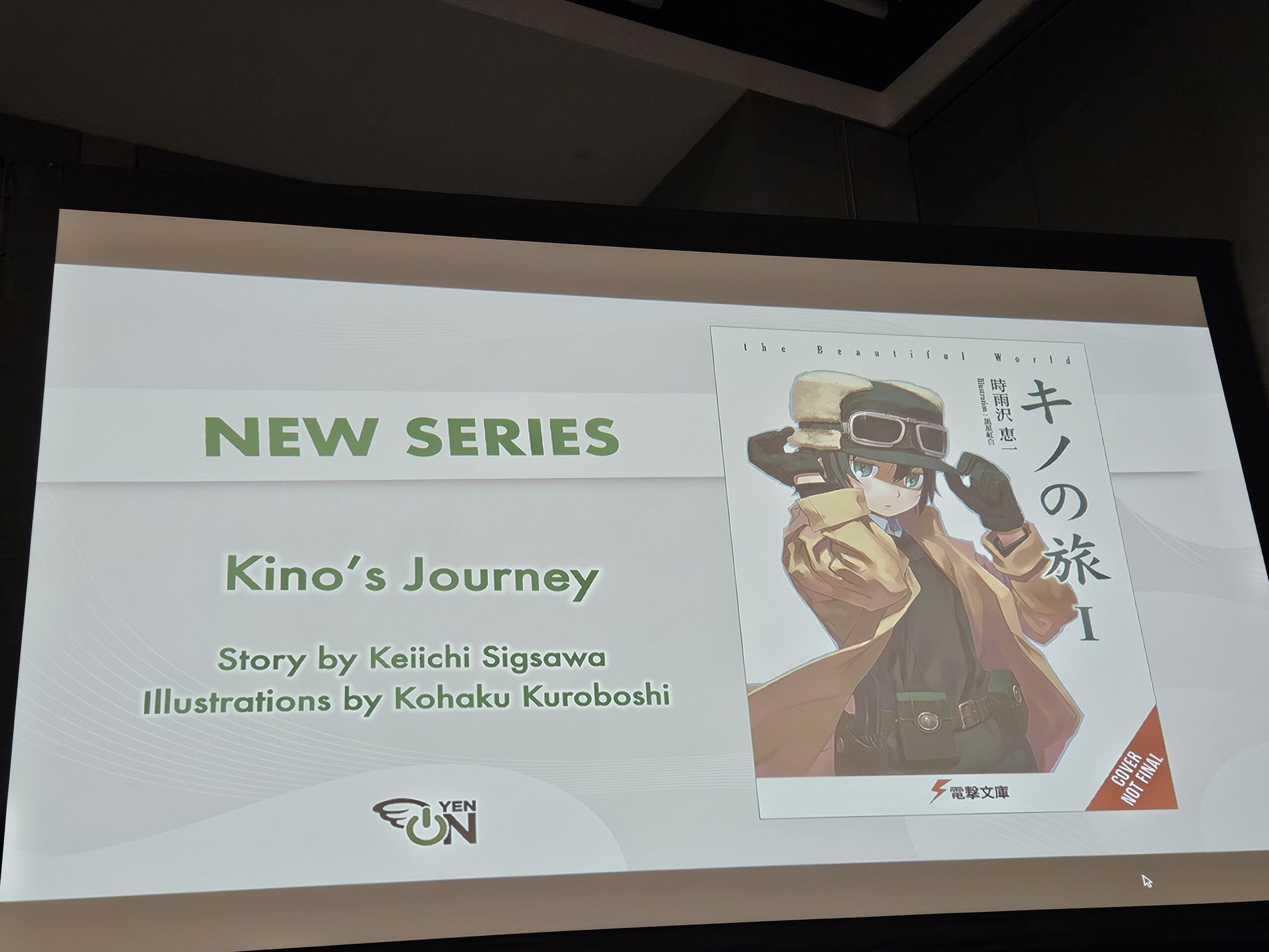 photo of kino's journey announcement