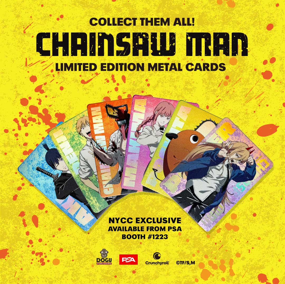 Chainsaw Man metal trading card
