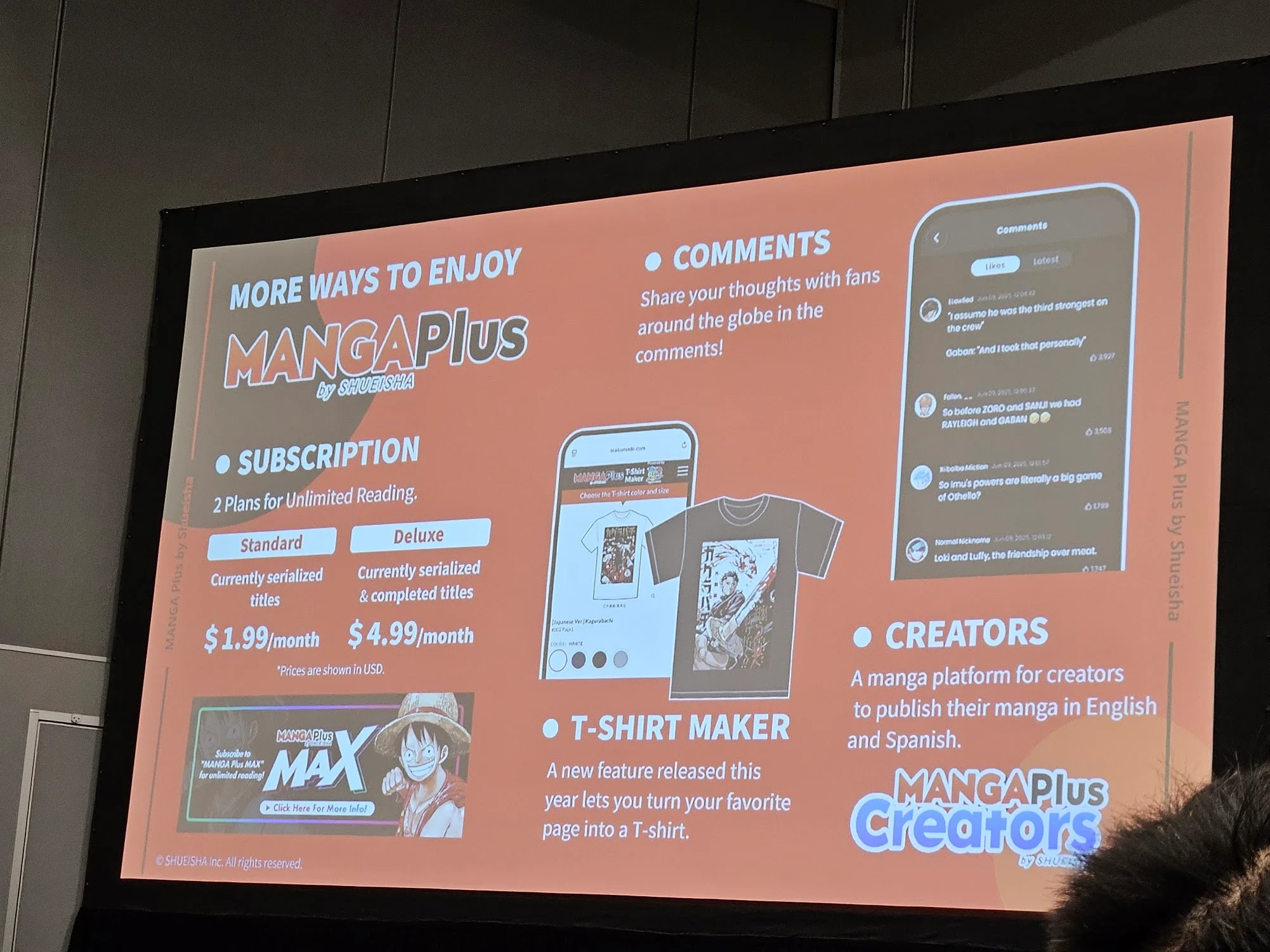 photo from mangaplus presentation