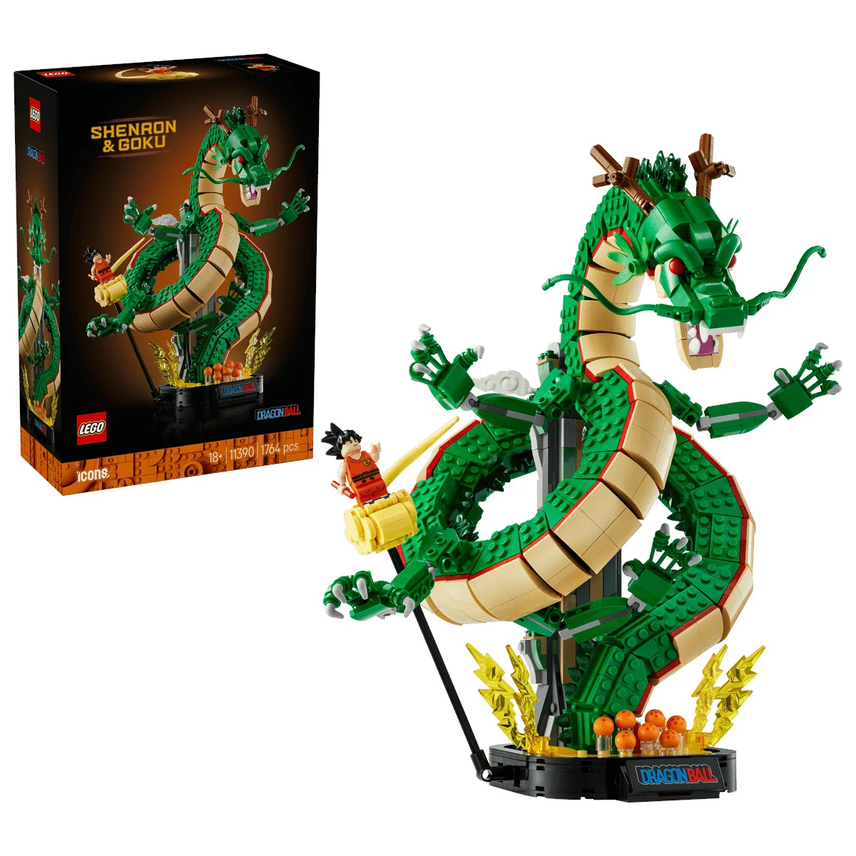LEGO Icons Dragon Ball: Shenron and Goku